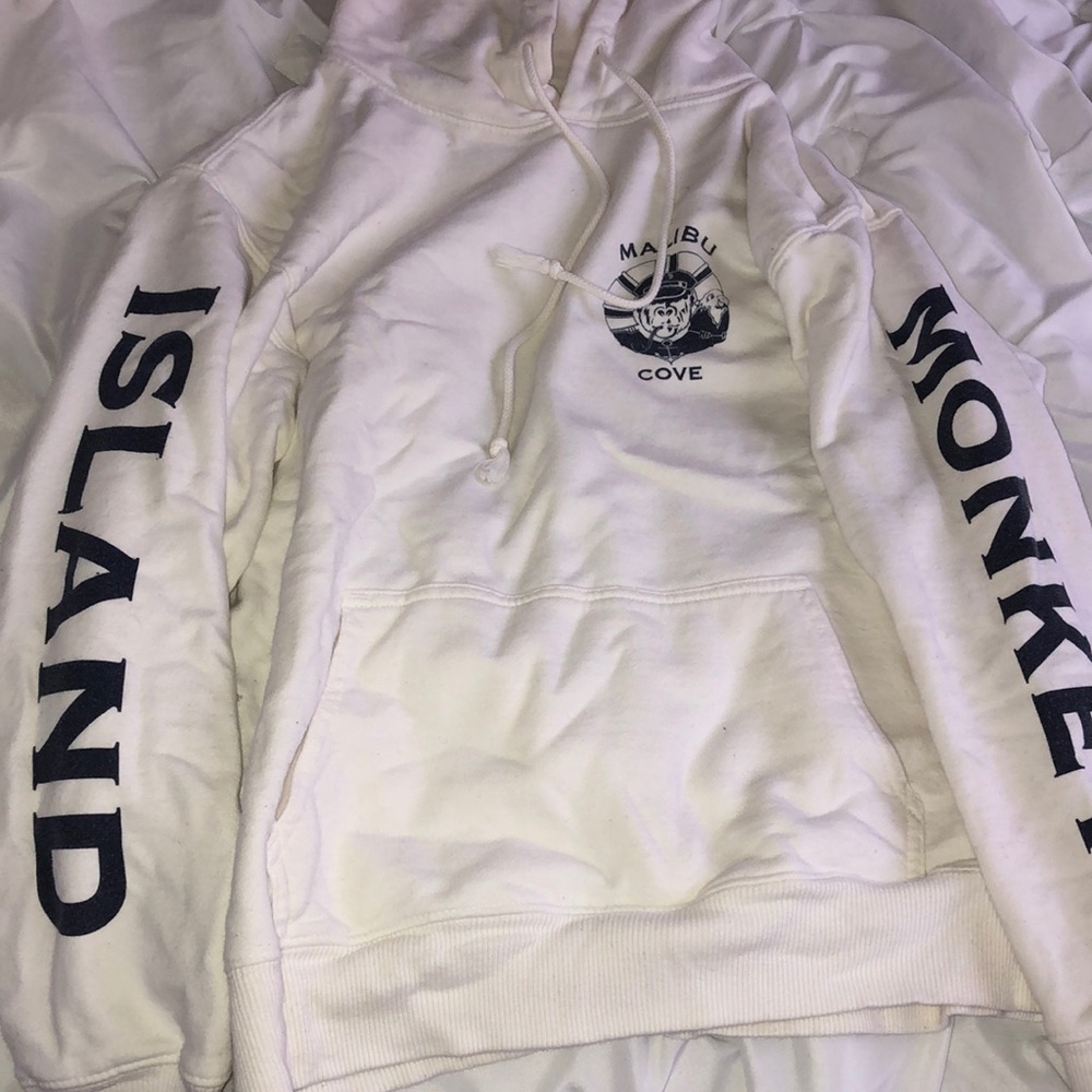 White john galt monkey island hoodie